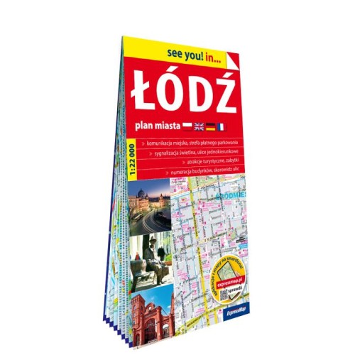 Przejdź do produktu ŁÓDŹ PLAN MIASTA 1:22 000, OPRACOWANIE ZBIOROWE