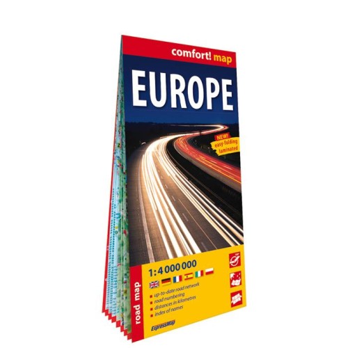 Przejdź do produktu EUROPA LAMINOWANA MAPA SAMOCHODOWA 1:4 000 000