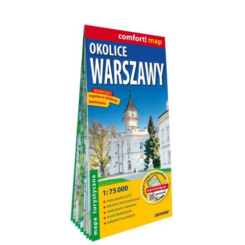 Przejdź do produktu OKOLICE WARSZAWY LAMINOWANA MAPA TURYSTYCZNA...
