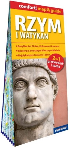 Przejdź do produktu RZYM I WATYKAN LAMINOWANY PRZEWODNIK I MAPA 2W1