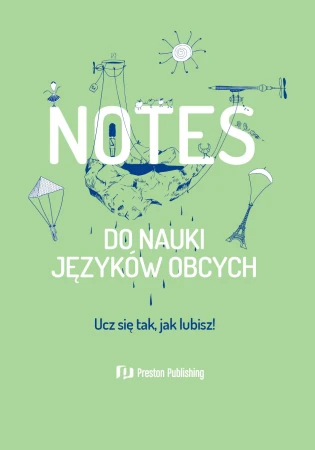Notes do nauki języków obcych (pistacjowy)