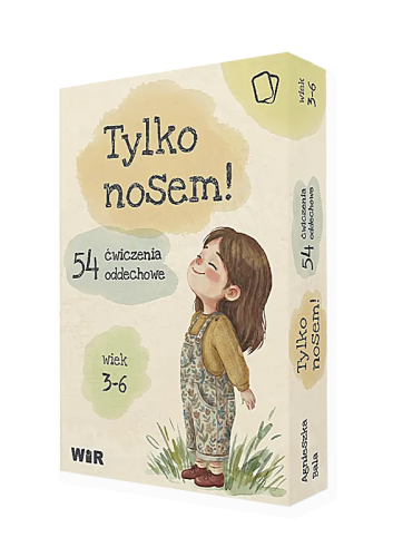 Przejdź do produktu TYLKO NOSEM! 54 ĆWICZENIA ODDECHOWE
