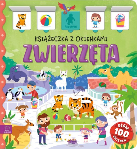 Przejdź do produktu ZWIERZĘTA. KSIĄŻECZKA Z OKIENKAMI. 100 OKIENEK...