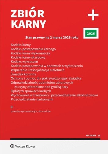 Przejdź do produktu ZBIÓR KARNY PLUS 2026, OPRACOWANIE ZBIOROWE
