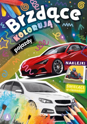 Przejdź do produktu POJAZDY. BRZDĄCE KOLORUJĄ + NAKLEJKI ŚWIECĄCE...
