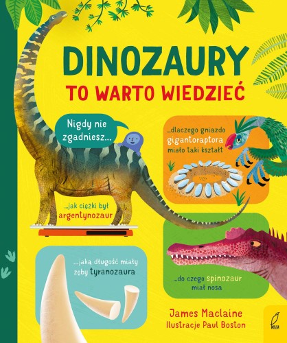 Przejdź do produktu DINOZAURY. TO WARTO WIEDZIEĆ, JAMES MACLAINE