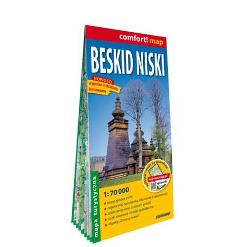Przejdź do produktu BESKID NISKI LAMINOWANA MAPA TURYSTYCZNA 1:70 000