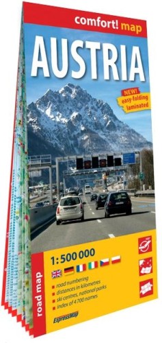 Przejdź do produktu AUSTRIA MAPA SAMOCHODOWA 1:500 000 LAMINAT 2025