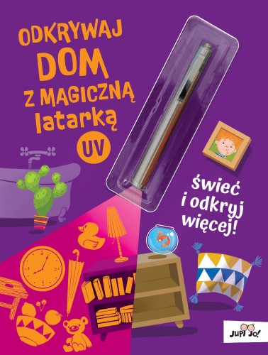 Przejdź do produktu ODKRYWAJ DOM Z MAGICZNĄ LATARKĄ UV
