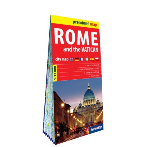 Przejdź do produktu ROME AND THE VATICANCITY MAP 1:12 000 KARTON 2023