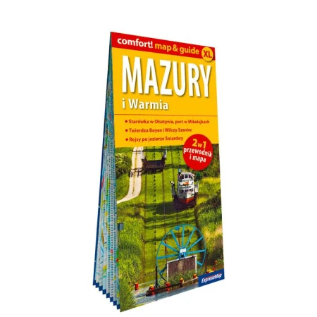Mazury i Warmia 2w1 przewodnik i mapa...