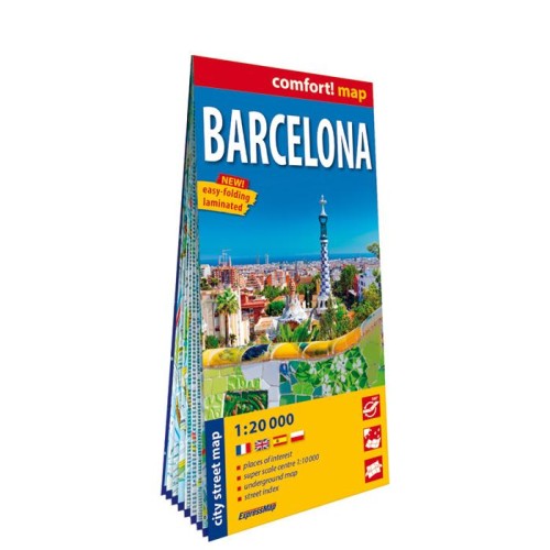 Przejdź do produktu BARCELONA LAMINOWANY PLAN MIASTA 1:20 000 2026