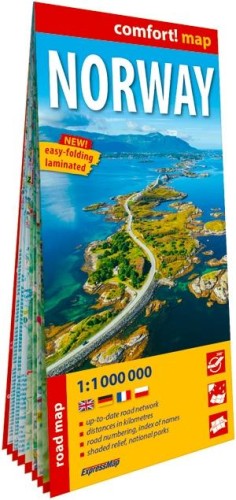 Przejdź do produktu NORWEGIA LAMINOWANA MAPA...