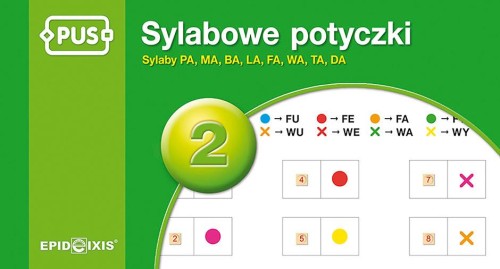 Przejdź do produktu PUS SYLABOWE POTYCZKI 2 SYLABY PA, MA, BA, LA,...