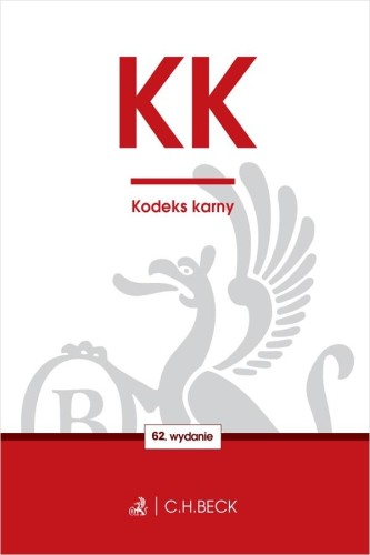 Przejdź do produktu KK. KODEKS KARNY WYD. 62, OPRACOWANIE ZBIOROWE