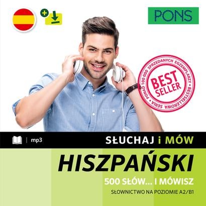 Przejdź do produktu SŁUCHAJ I MÓW PONS HISZPAŃSKIE A2/B1 Z...