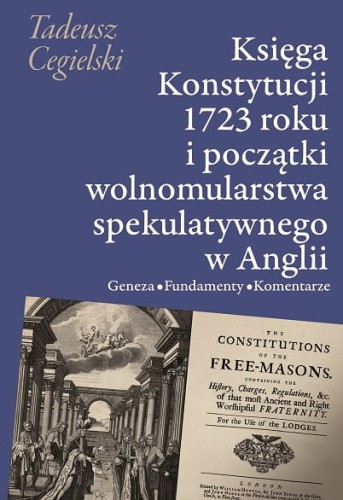 Przejdź do produktu KSIĘGA KONSTYTUCJI 1723 ROKU I POCZĄTKI...