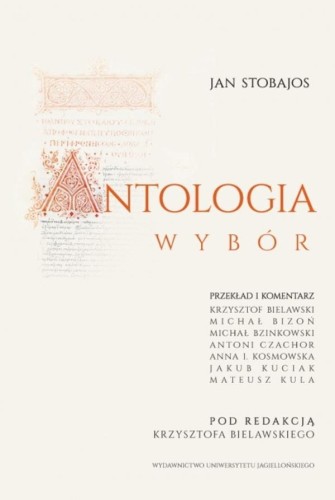 Przejdź do produktu ANTOLOGIA. WYBÓR, JAN STOBAJOS