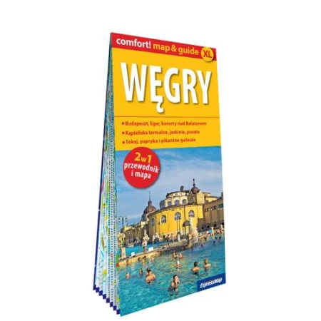 Węgry map&amp;guide XL PL laminat 2024