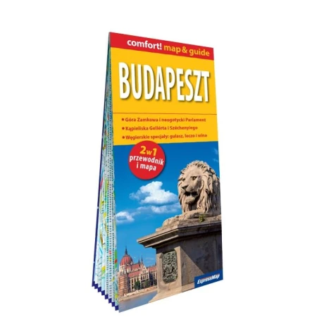 Budapeszt map&amp;guide PL laminat 2024
