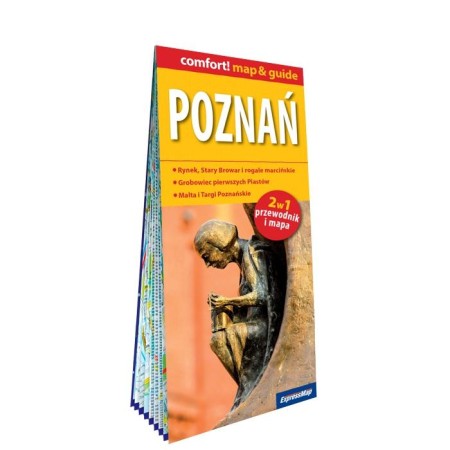 Poznań map&amp;guide PL laminat 2023