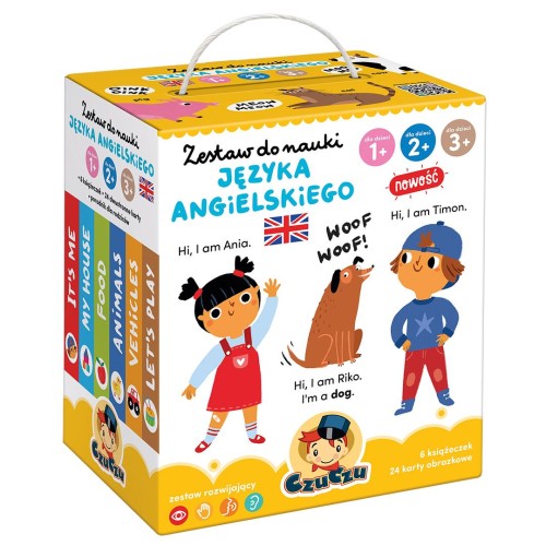 Przejdź do produktu ZESTAW DO NAUKI JĘZYKA ANGIELSKIEGO CZUCZU DLA...