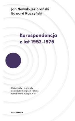 Korespondencja z lat 1952-1975 dokumenty i materiały do dziejów rozgłośni polskiej radia wolna Europa