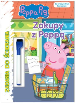 Zakupy z Peppą! Zadania do ścierania. Świnka Peppa