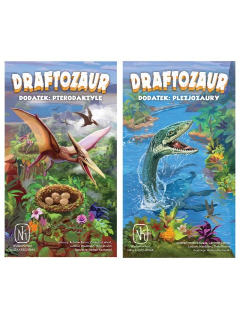 Dodatki do gry Draftozaur: Pterodaktyle, Plezjozaury