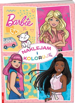 Barbie Naklejam i koloruję NAK-1103