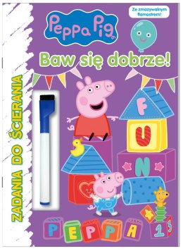 Baw się dobrze. Zadania do ścierania. Świnka Peppa