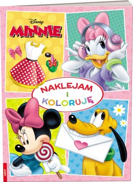 Minnie Naklejam i koloruję NAK-9107