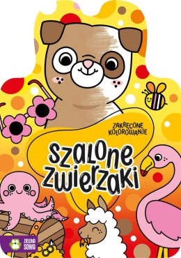 Szalone zwierzaki. Zakręcone kolorowanie