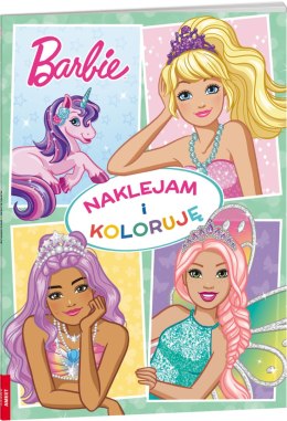 Barbie Dreamtopia Naklejam i koloruję NAK-1402