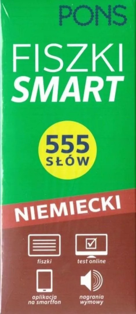 Fiszki SMART 555 Niemiecki W. 3 PONS