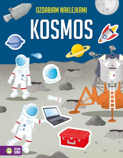 Kosmos. Ozdabiam naklejkami