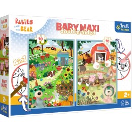 Puzzle 2x10 Baby maxi Poznaj Bobaski 43000