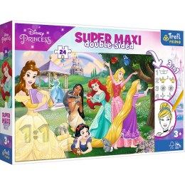 Puzzle 24 SUPER MAXI Wesołe Księżniczki 41008