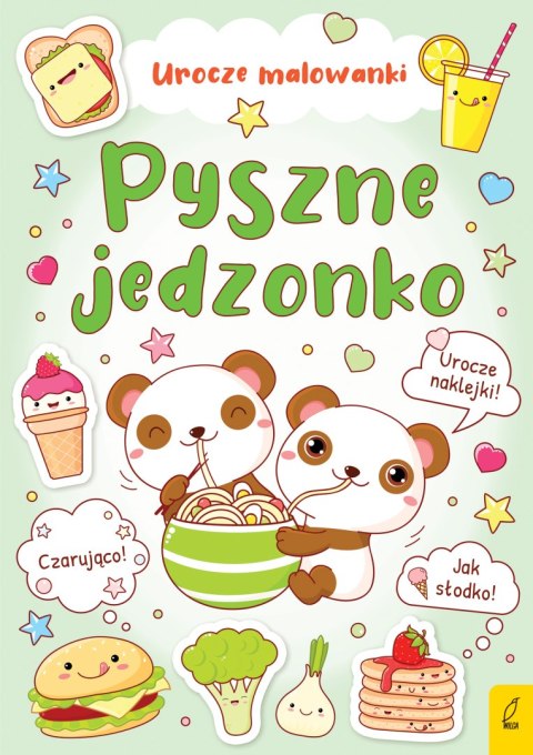 Pyszne jedzonko. Urocze malowanki