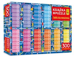 Książka i puzzle Tabliczka mnożenia 300 elementów