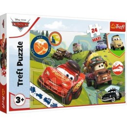 Puzzle 24 maxi Wesołe auta 14352