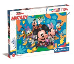 Puzzle 104 Super kolor Disney mickey and friends 25745