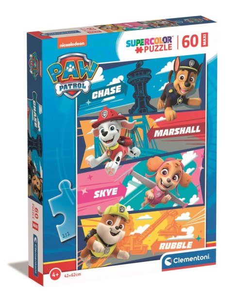 Puzzle 60 maxi super color paw patrol 26592