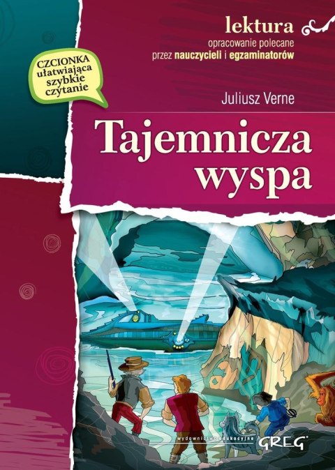 Tajemnicza wyspa lektura z opracowaniem