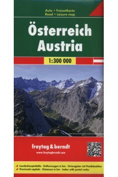Austria mapa 1:300 000