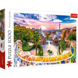 Puzzle 1000 Zachód słońca nad Barceloną, Hiszpania 10711