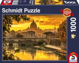 Puzzle 1500 PQ Zachód słońca w Rzymie