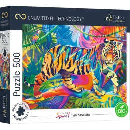 Puzzle 500 UFT Color Splash: Tiger Encounter 37453