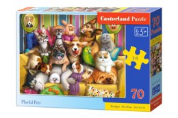 Puzzle 70 Zabawne zwierzęta domowe B-070176