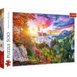 Puzzle 500 Widok na zamek Neuschwanstein Niemcy 37427